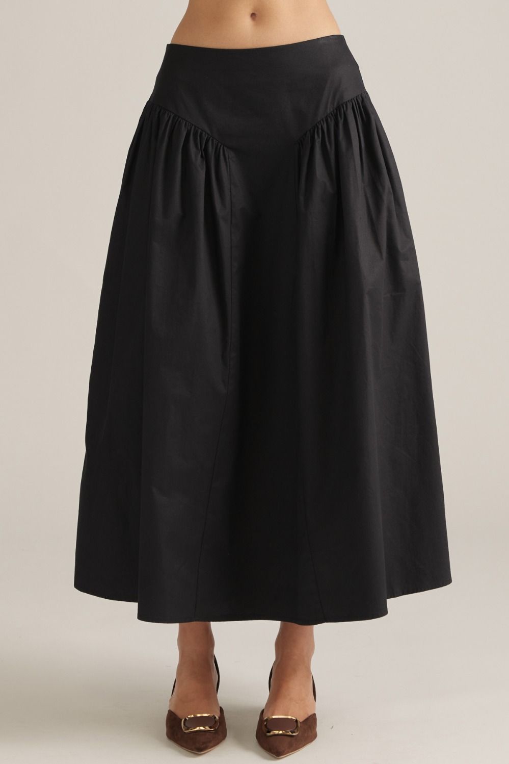The Perry Poplin Skirt