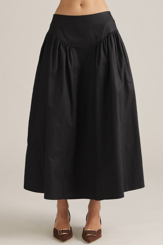 The Perry Poplin Skirt