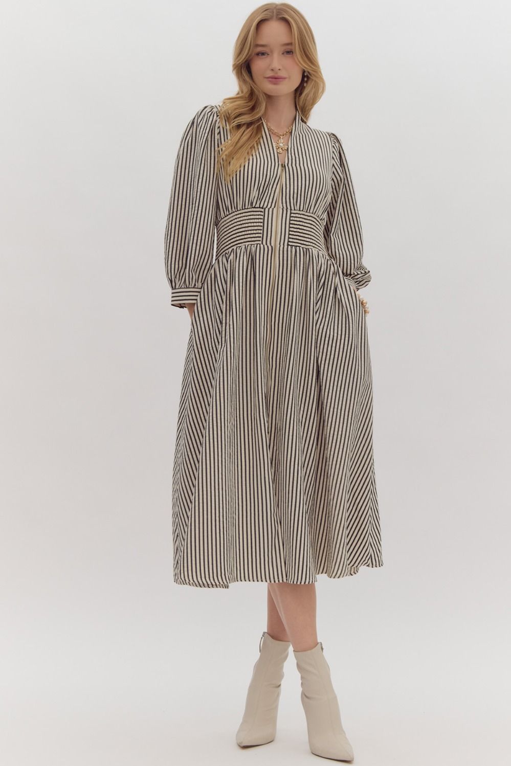 The Sallie Anne Striped Dress