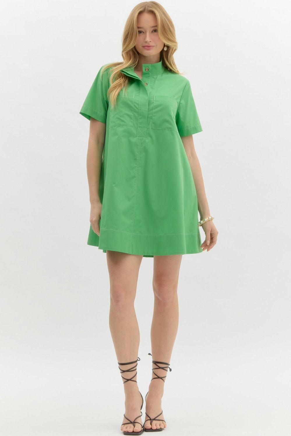 The Basic Pocket Poplin Dress