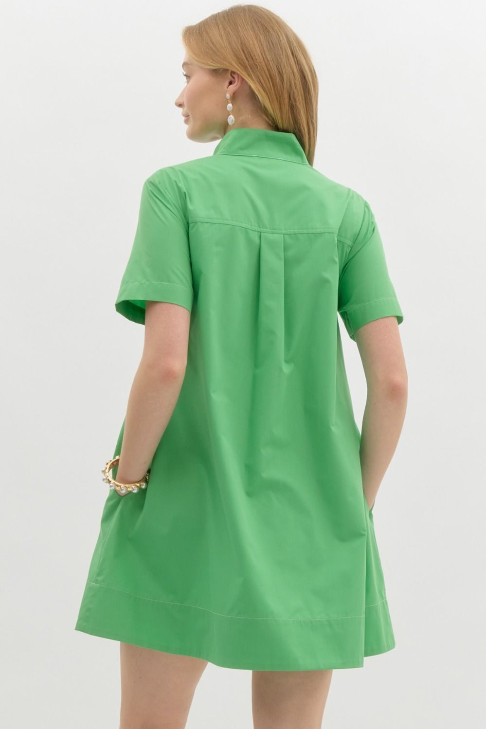 The Basic Pocket Poplin Dress