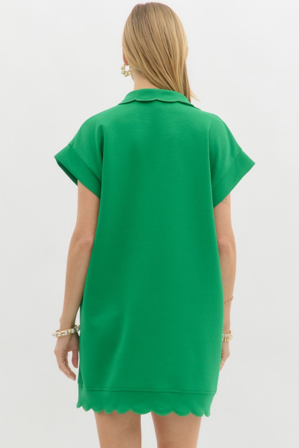 The Sivey Scalloped Dress