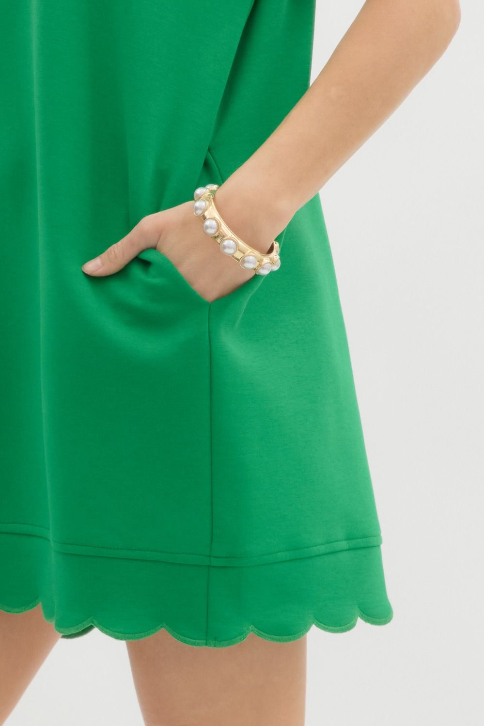 The Sivey Scalloped Dress