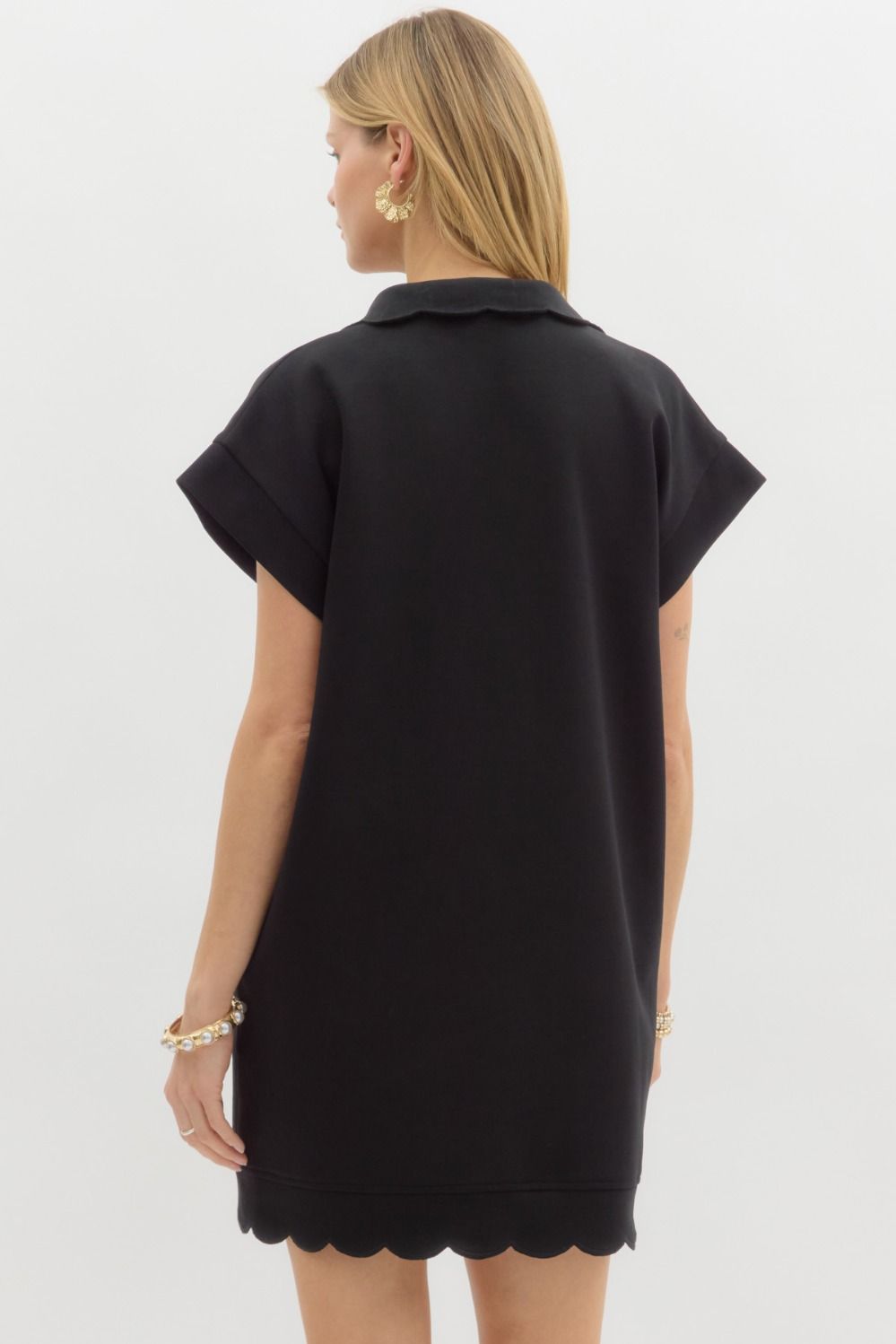 The Sivey Scalloped Dress