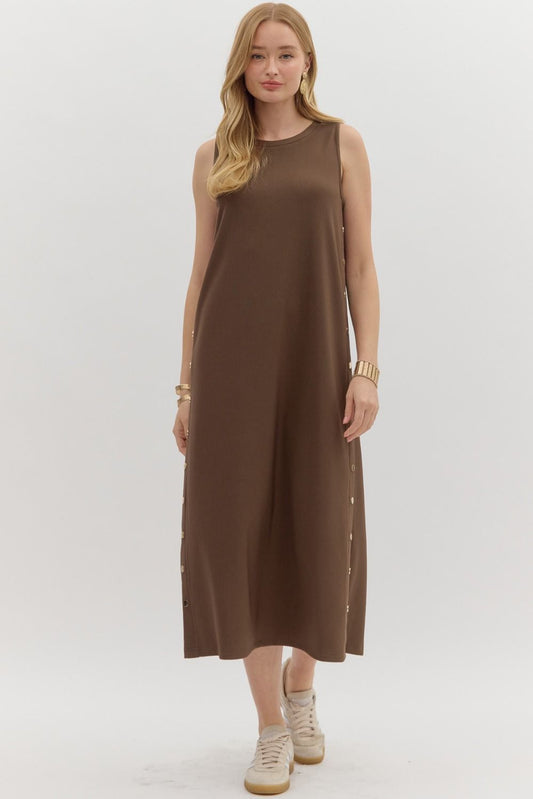 The Roxanne Ribbed Midi