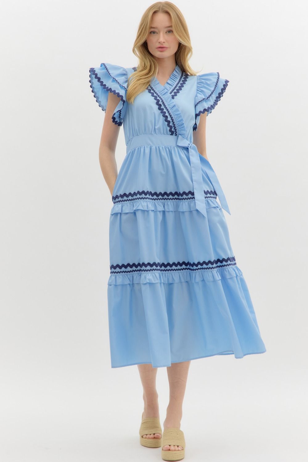 The Sarleigh Scallop Dress/ FINAL SALE