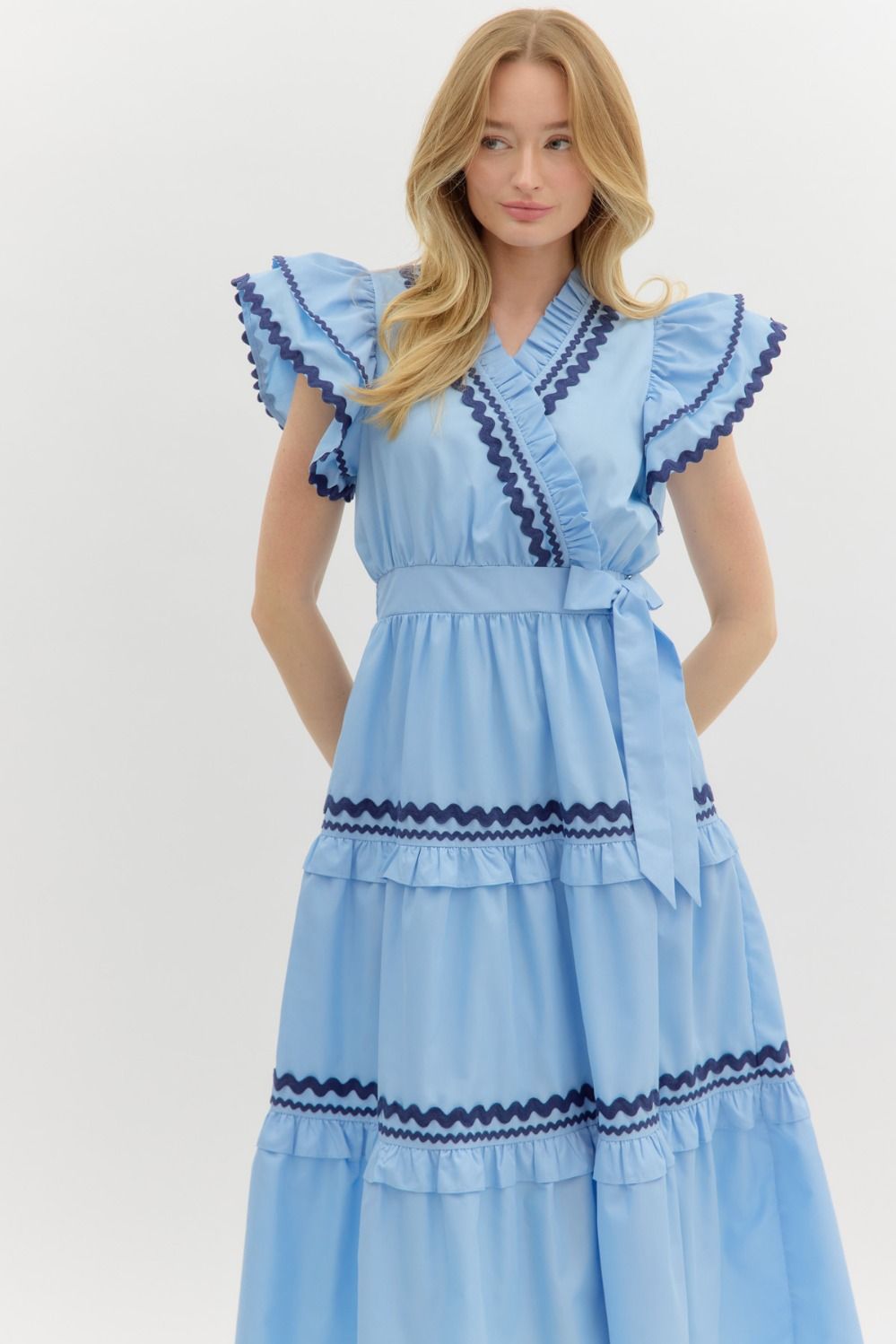 The Sarleigh Scallop Dress/ FINAL SALE