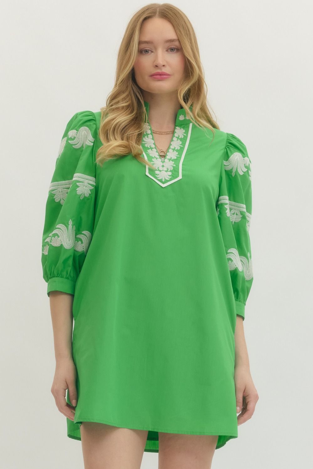 The Ela Embroidered Dress/ FINAL SALE