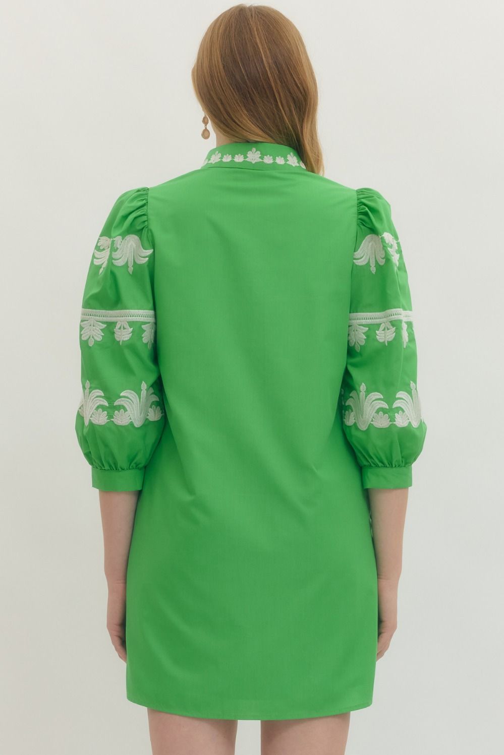 The Ela Embroidered Dress/ FINAL SALE