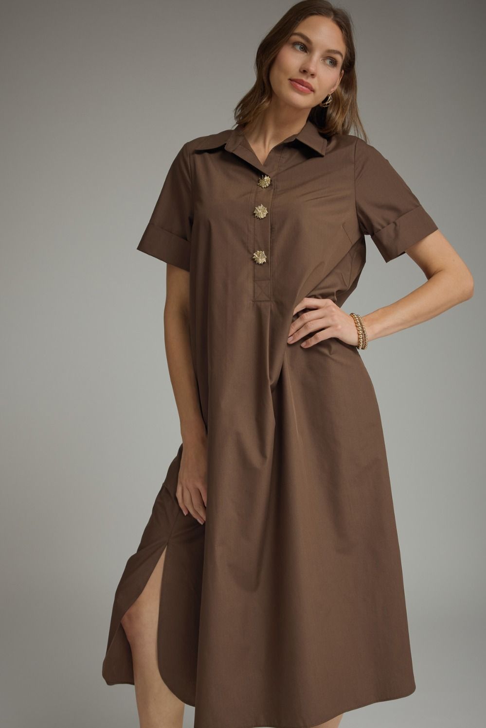 The Cele Collared Midi