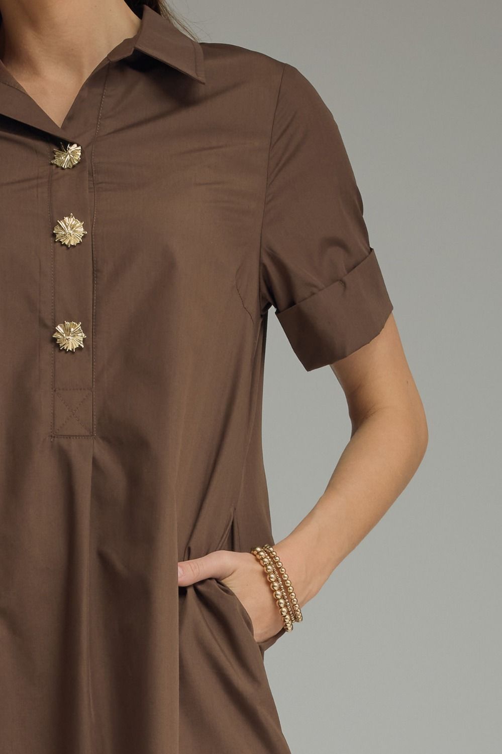 The Cele Collared Midi
