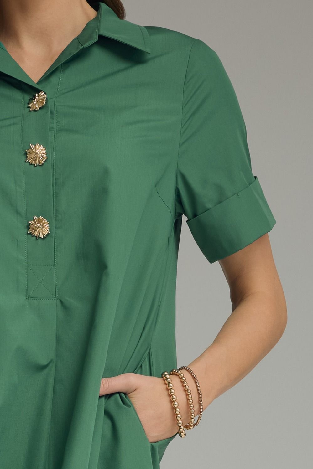The Cele Collared Midi