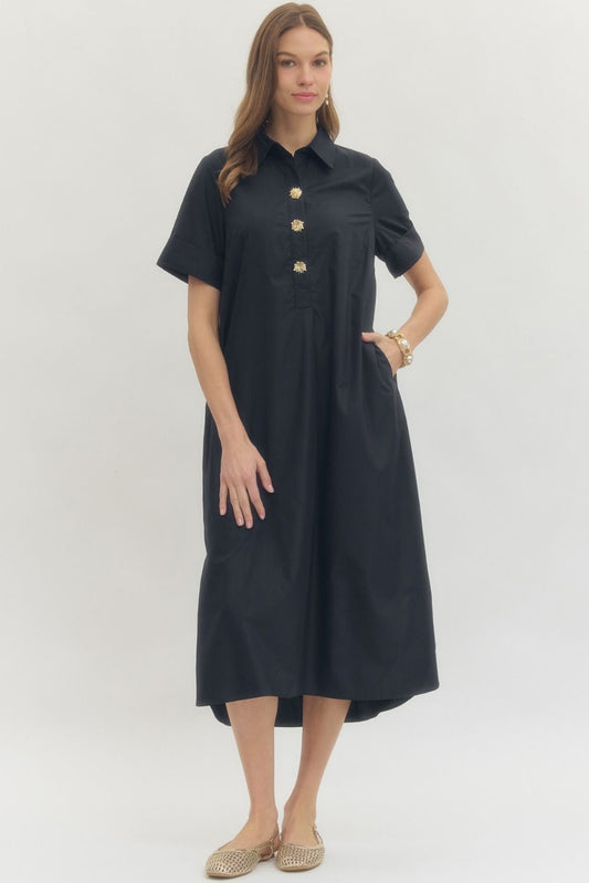 The Cele Collared Midi