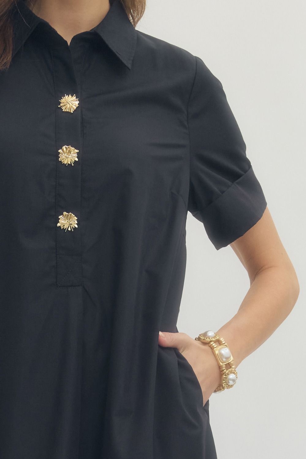 The Cele Collared Midi