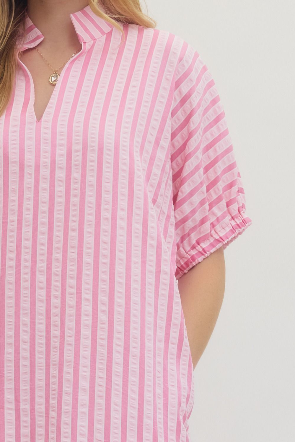 The Savvie Striped Midi