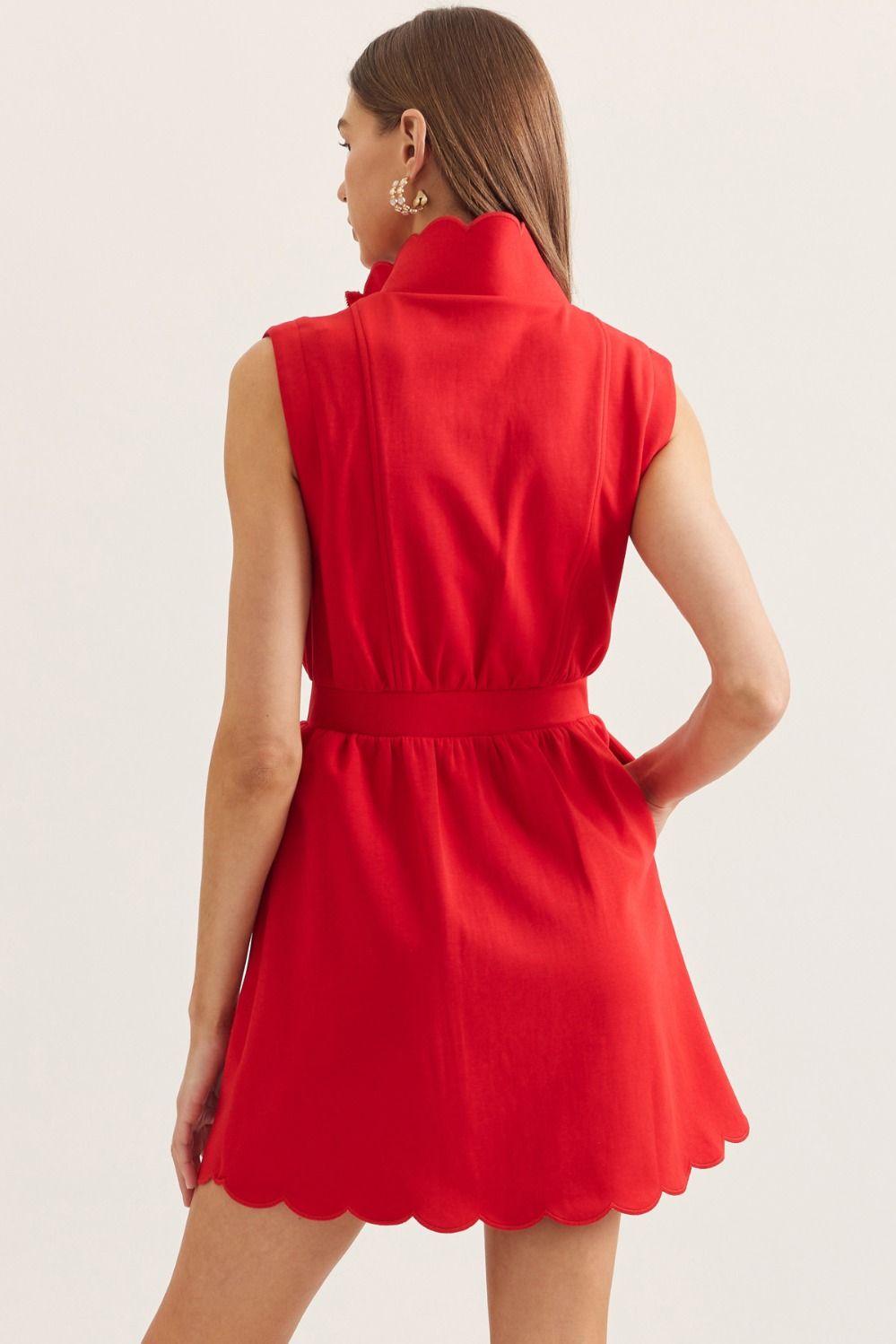 The Sami Scalloped Dress
