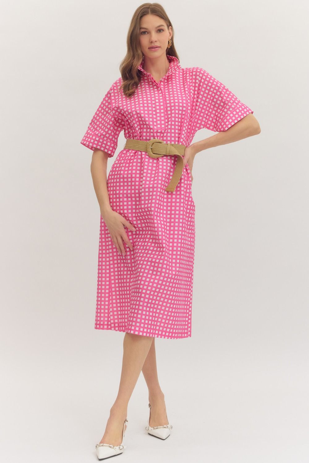 The Charming Check Dress