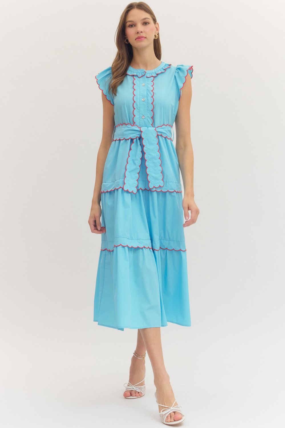 The Stalla Scalloped Dress