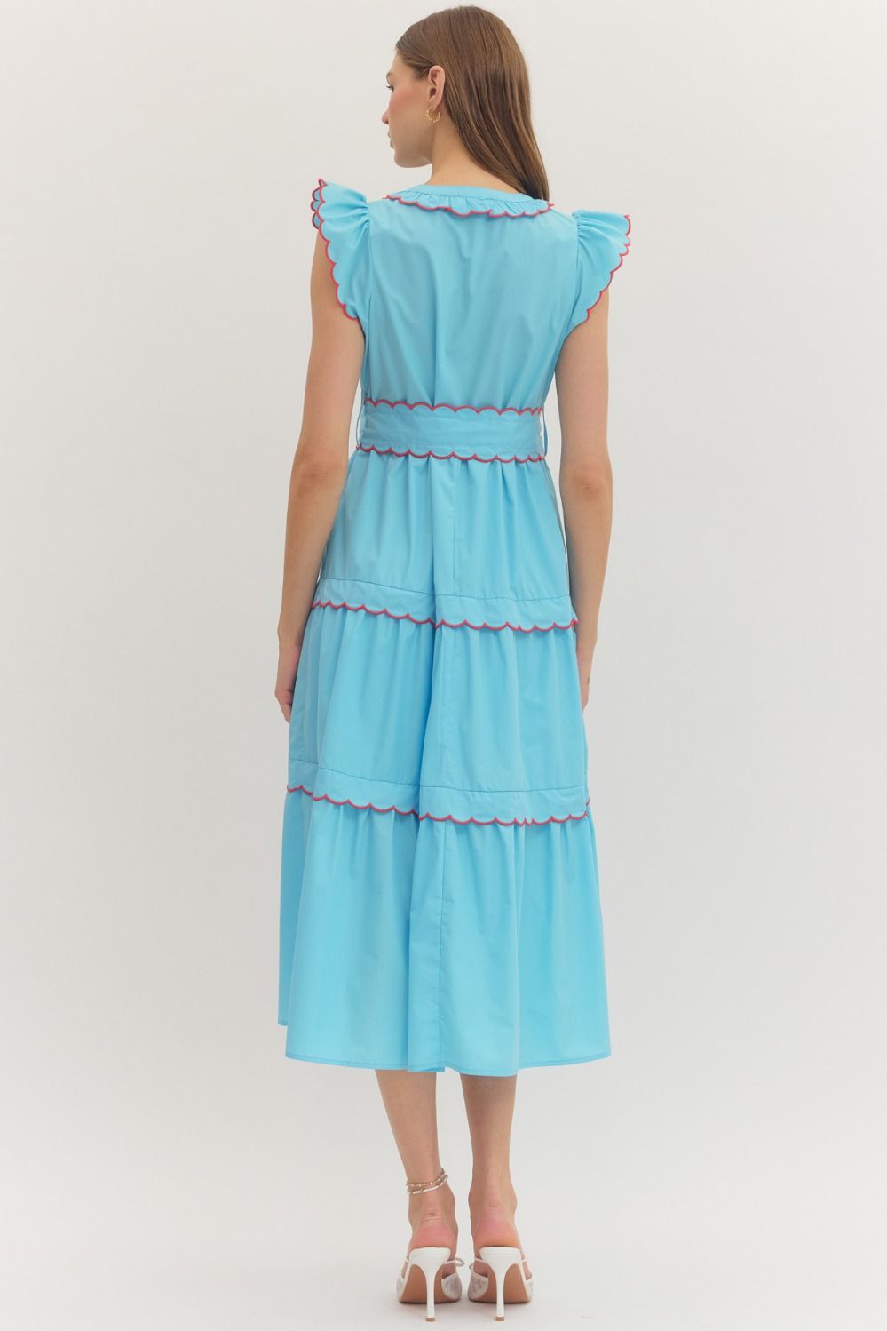 The Stalla Scalloped Dress
