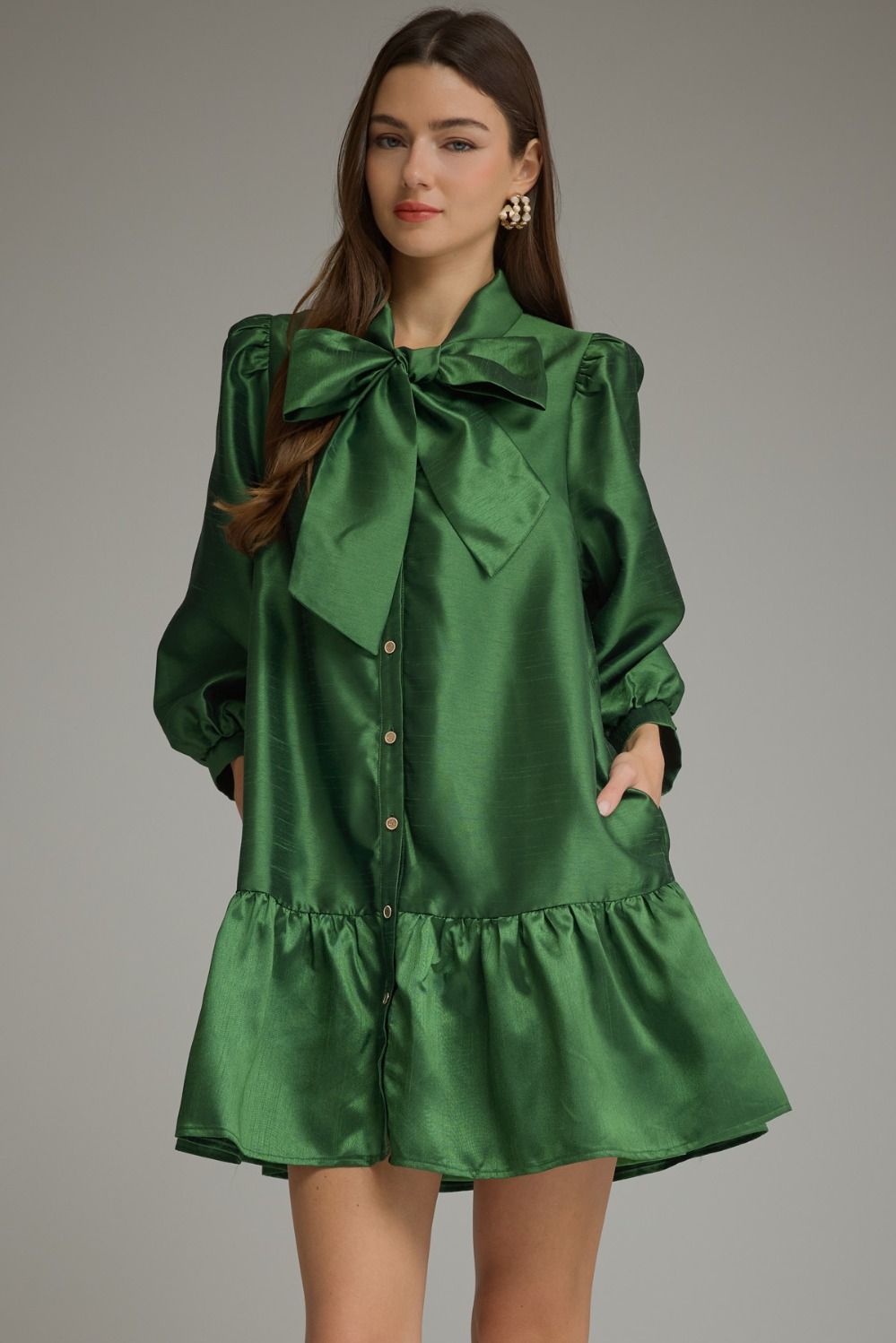 The Menna Metallic Dress
