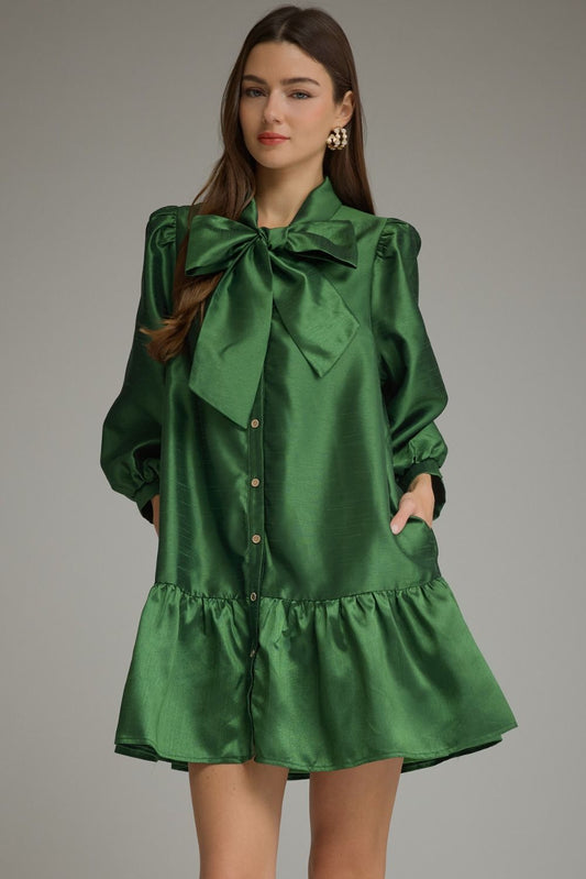 The Menna Metallic Dress