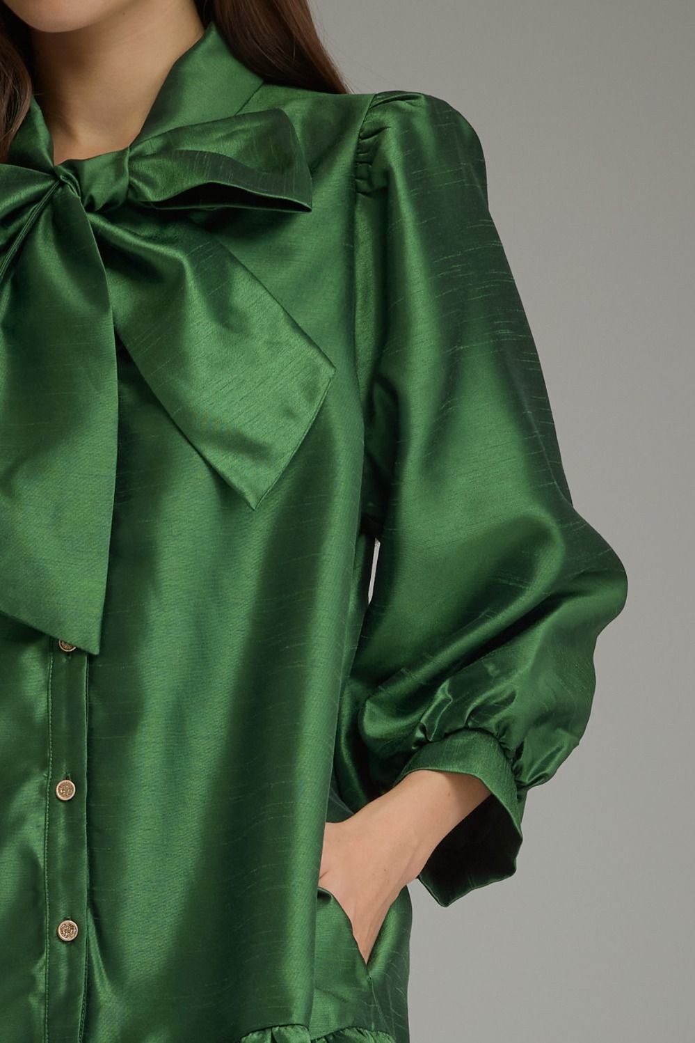 The Menna Metallic Dress