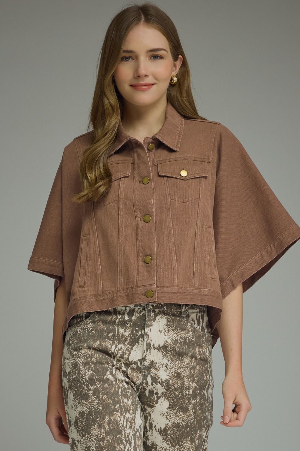 The Donnie Denim Top