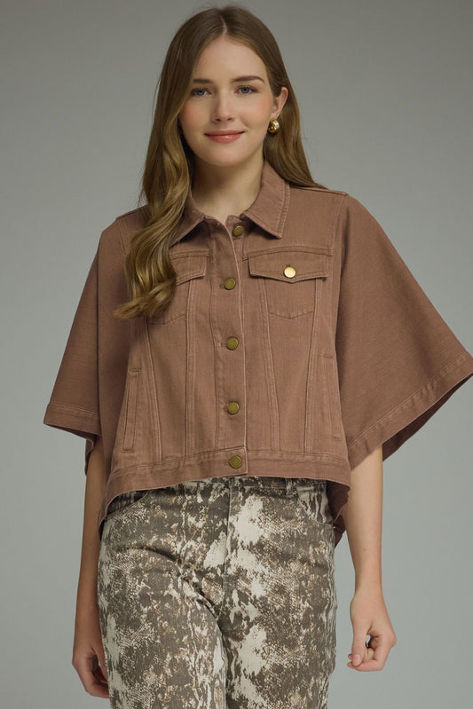 The Donnie Denim Top