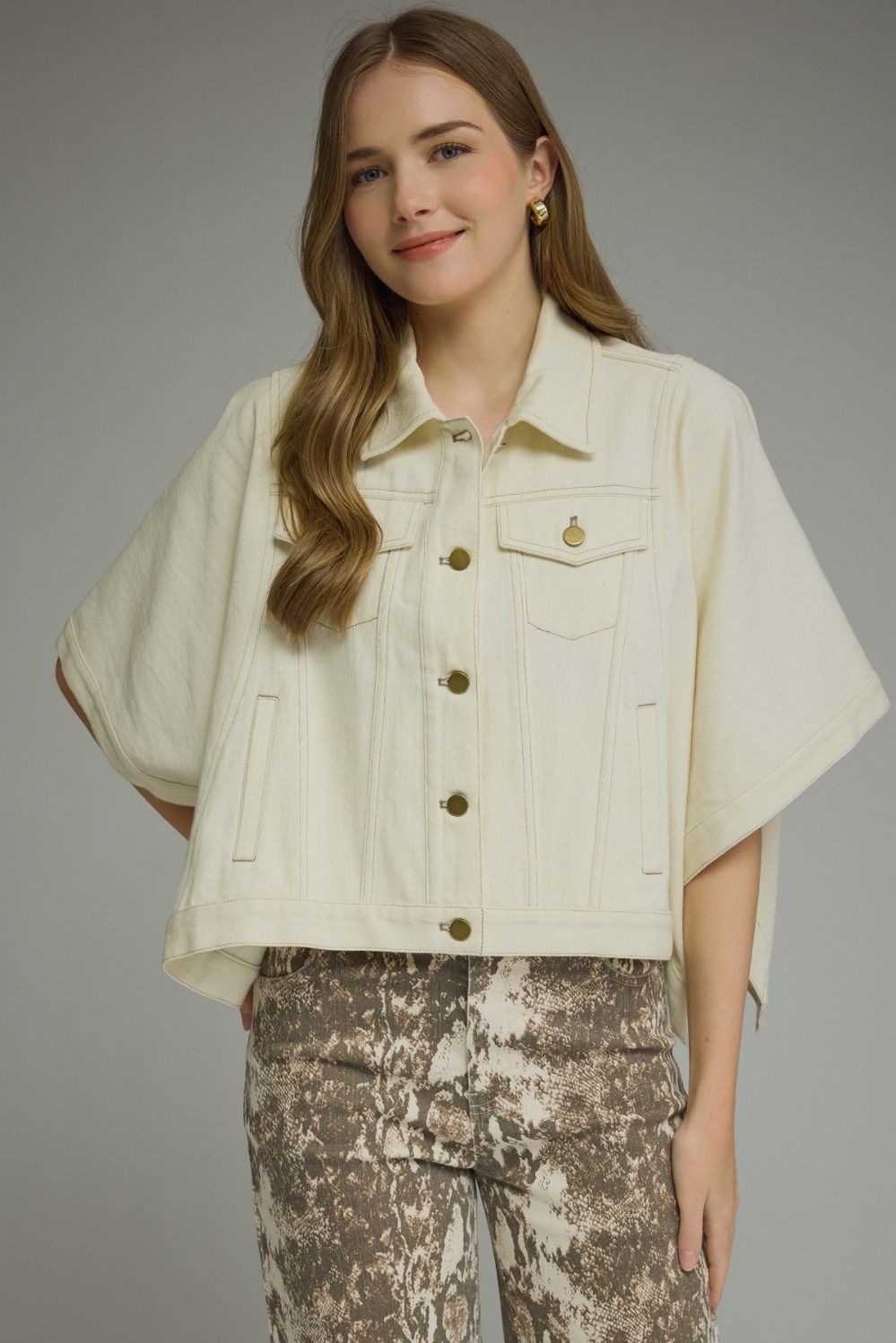 The Donnie Denim Top