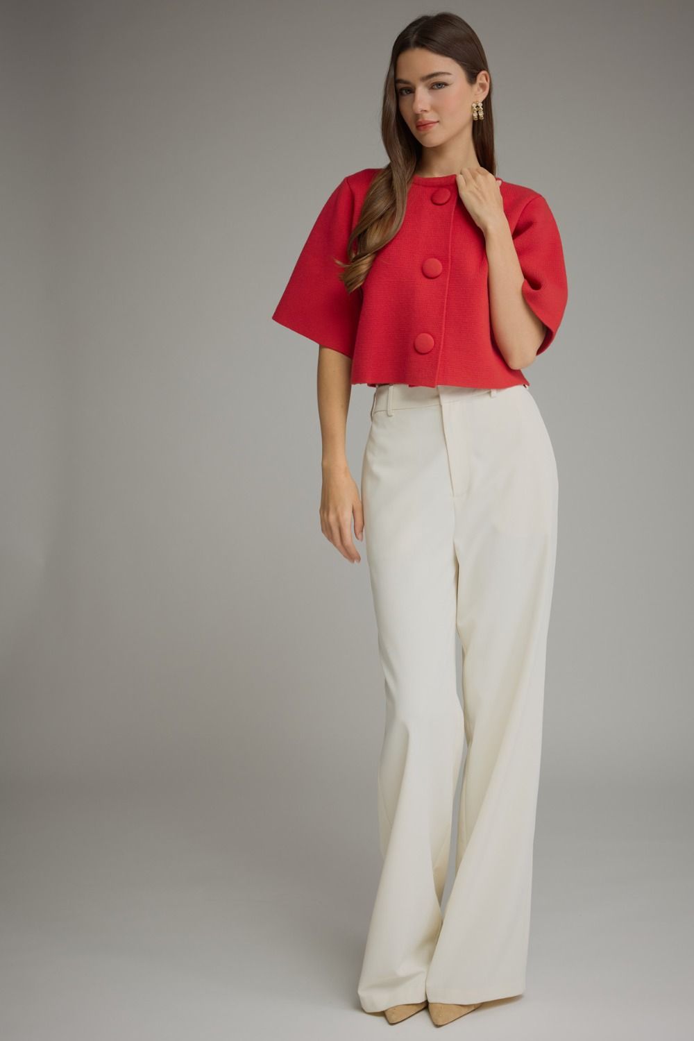 The Bonnie Button Sweater