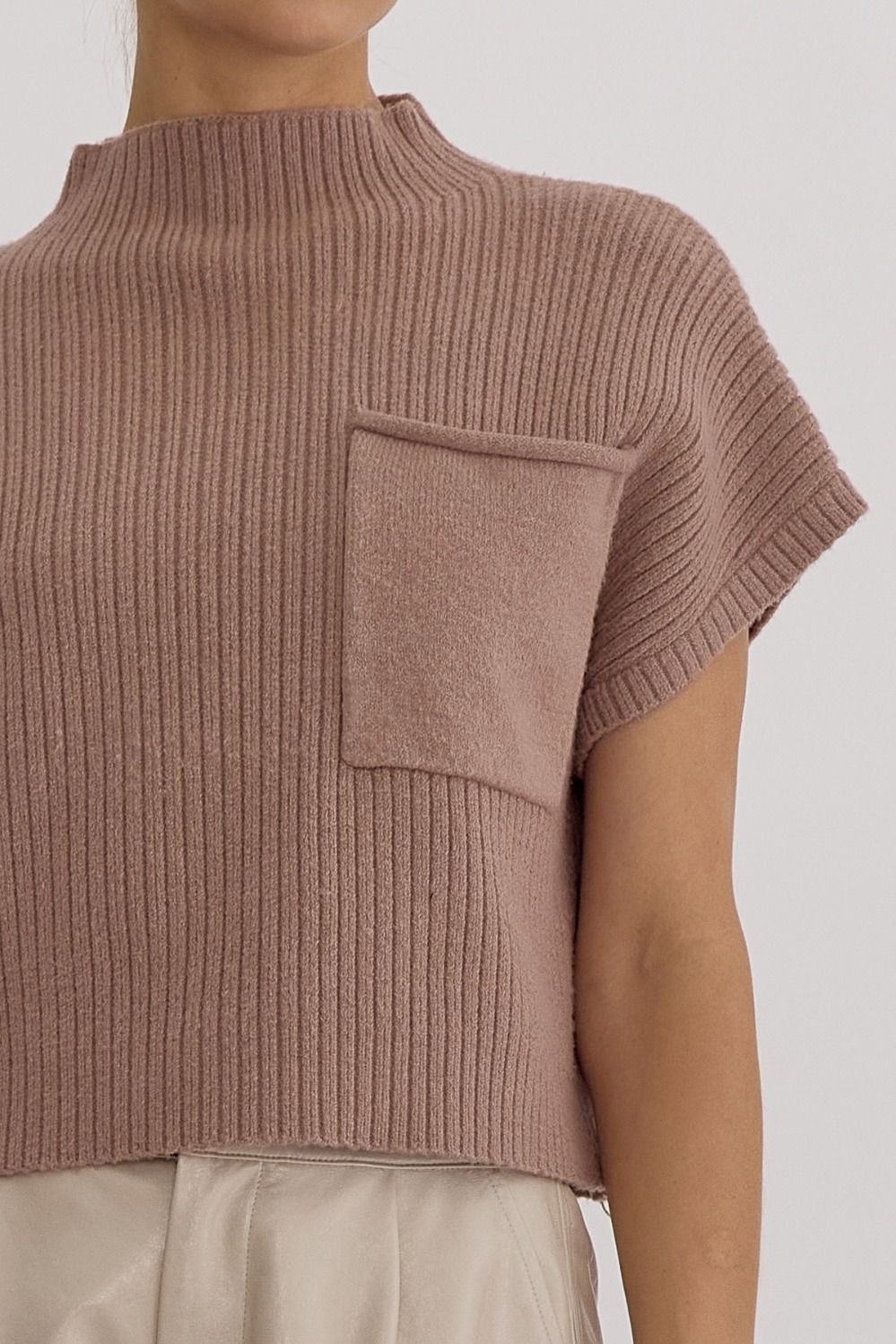 The Simple Sleeveless Sweater