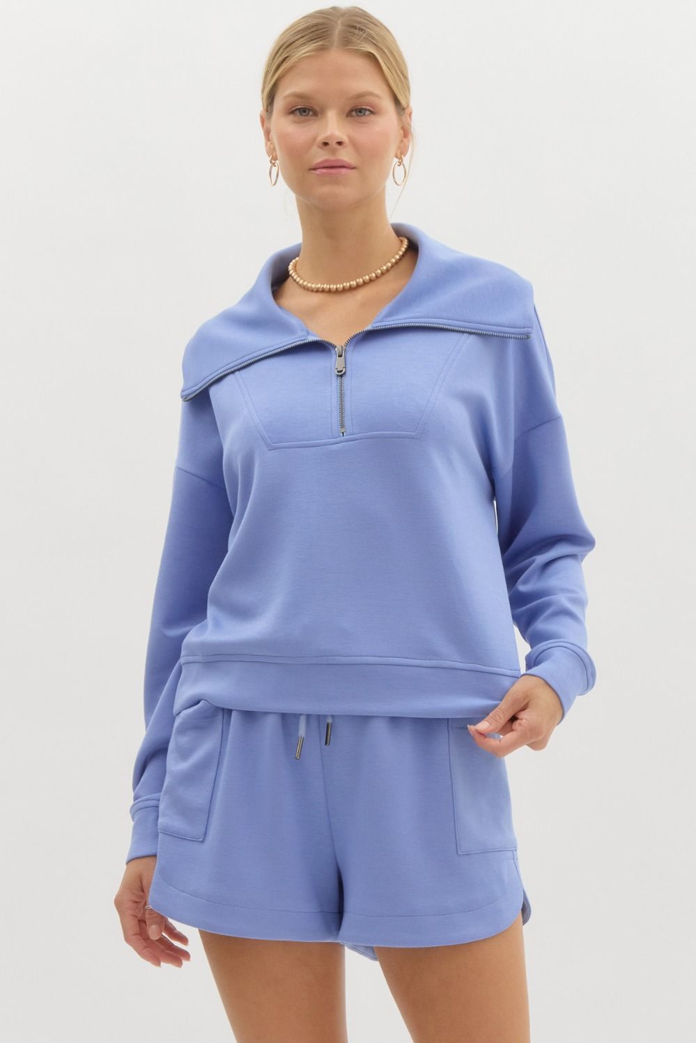 The Clea Comfy Half Zip