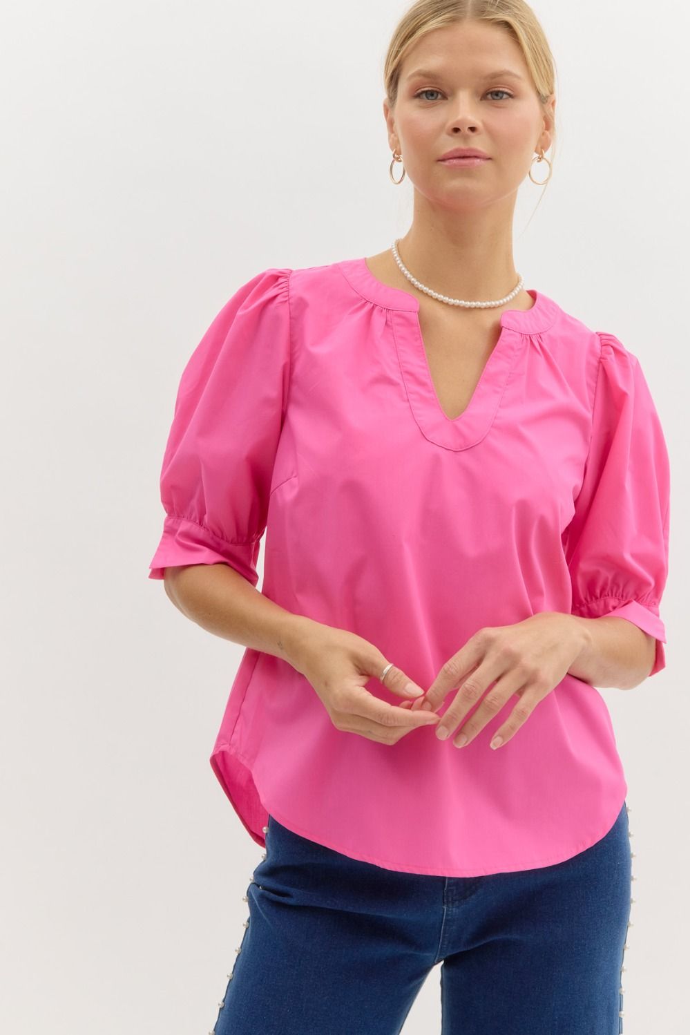 The Polla Poplin Top