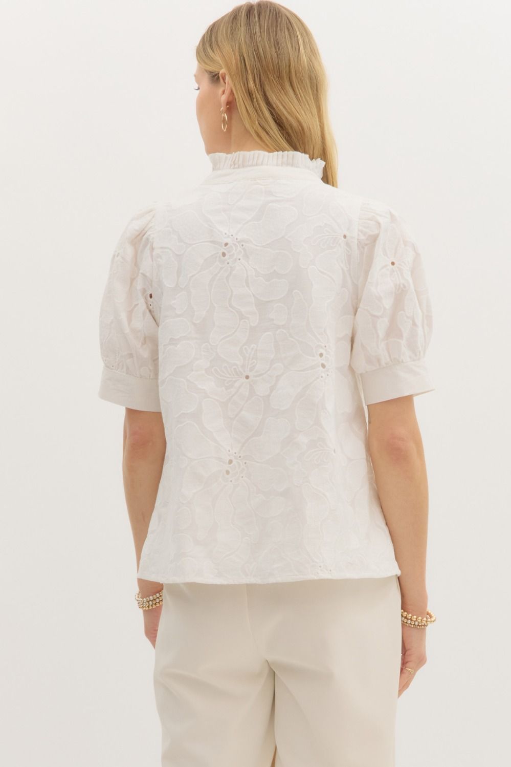 The Ella Embroidered Top