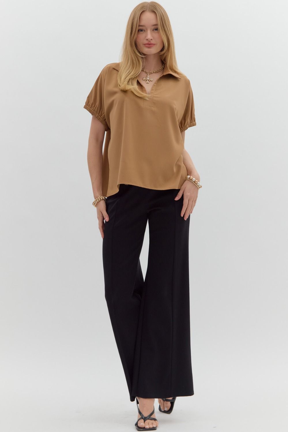The Vela V-Neck Blouse