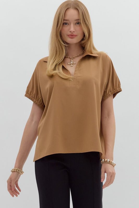 The Vela V-Neck Blouse