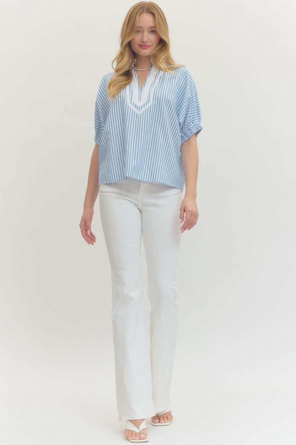 The Sky Striped Top