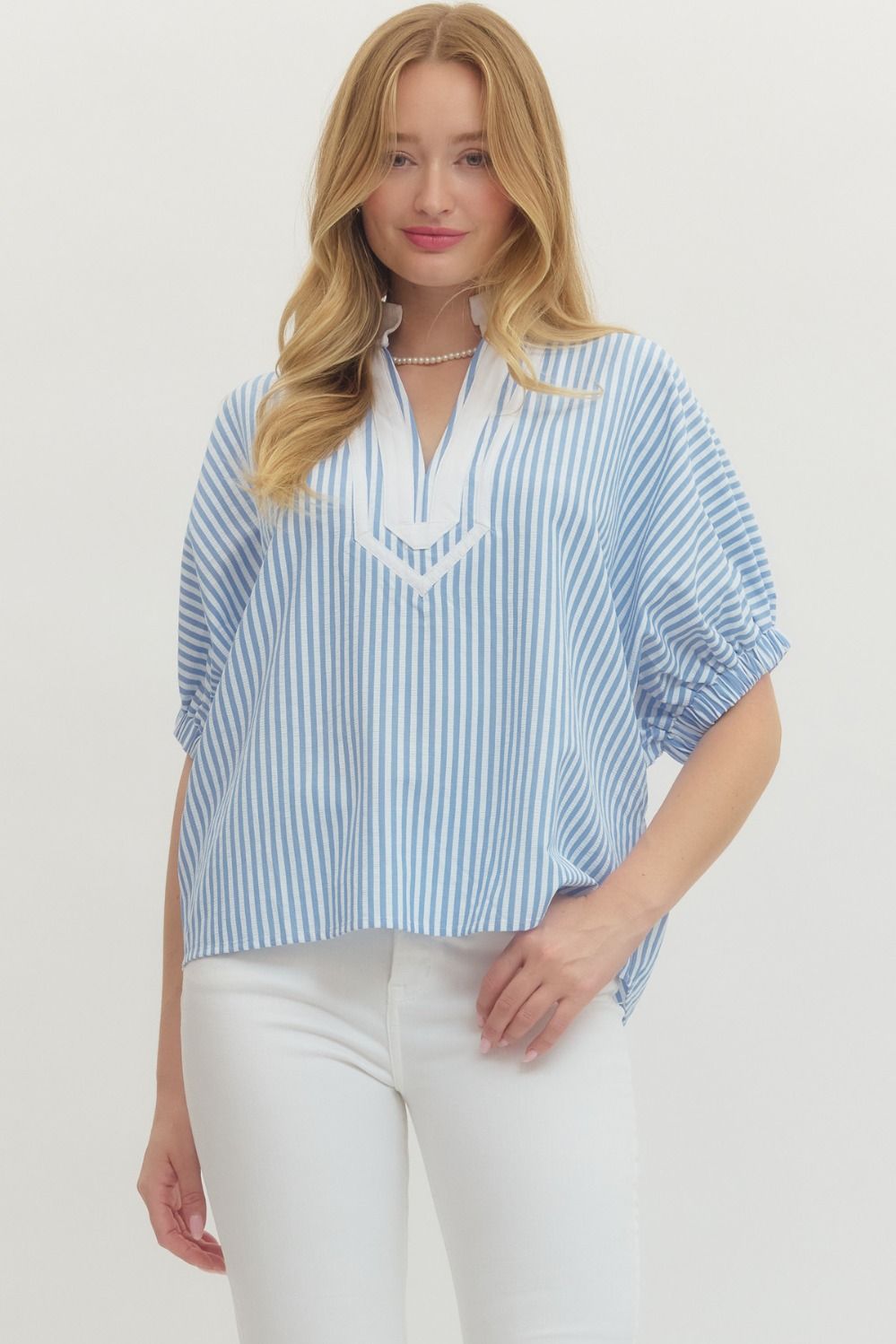 The Sky Striped Top