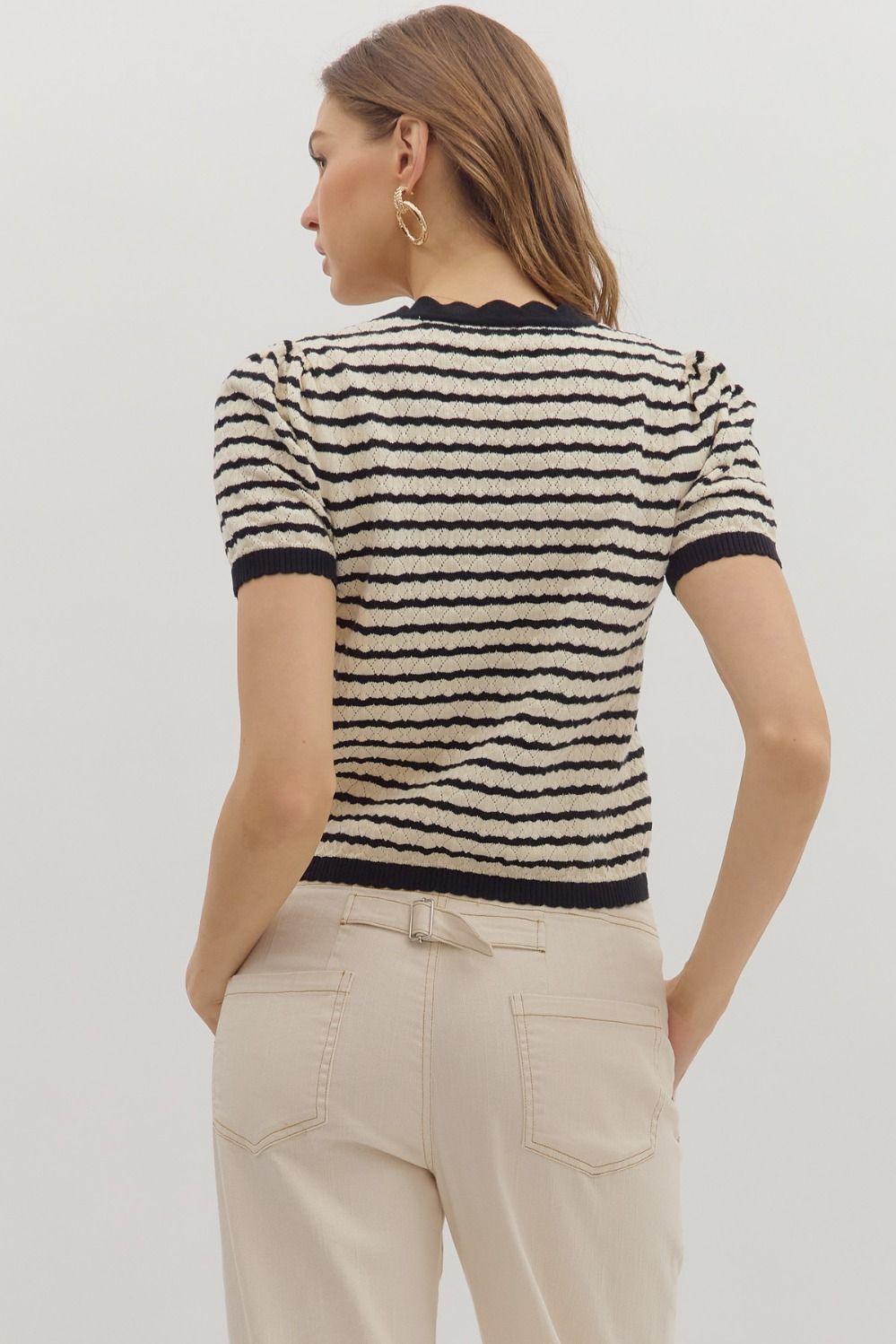 The Paula Pointelle Sweater