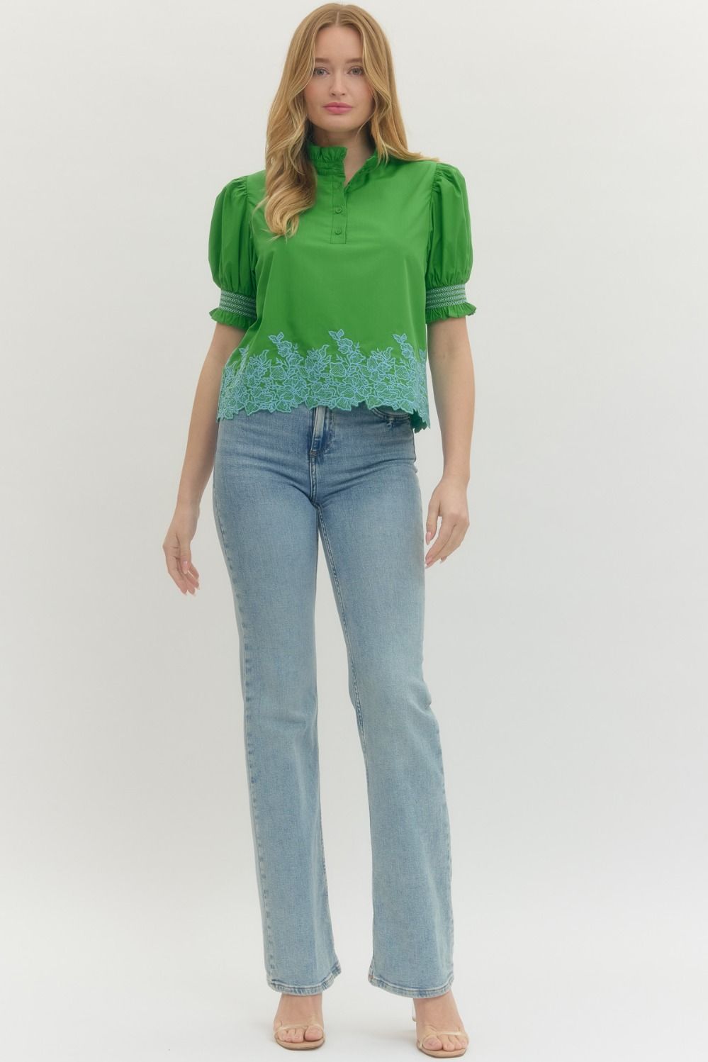 The Ellen Embroidered Top