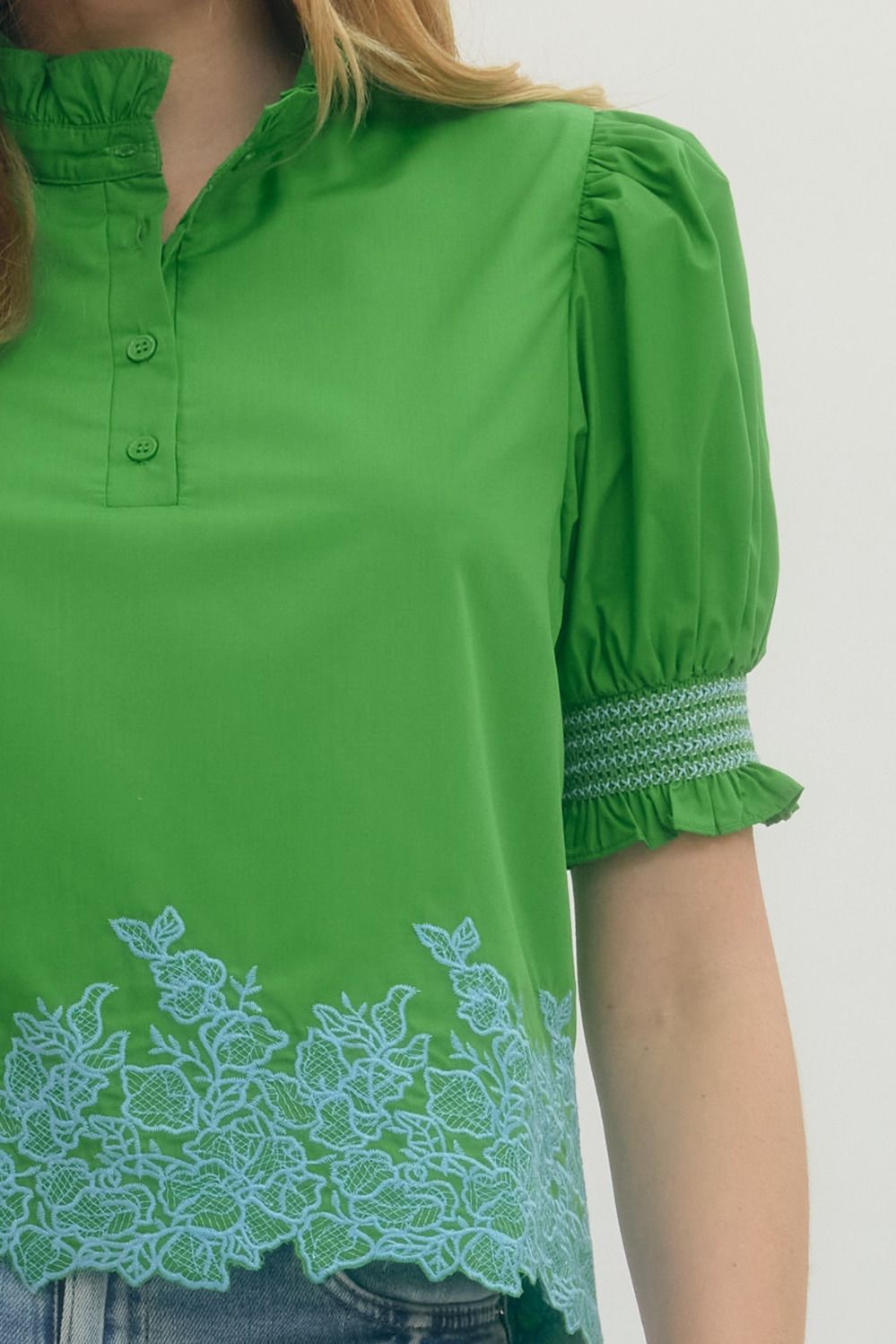 The Ellen Embroidered Top