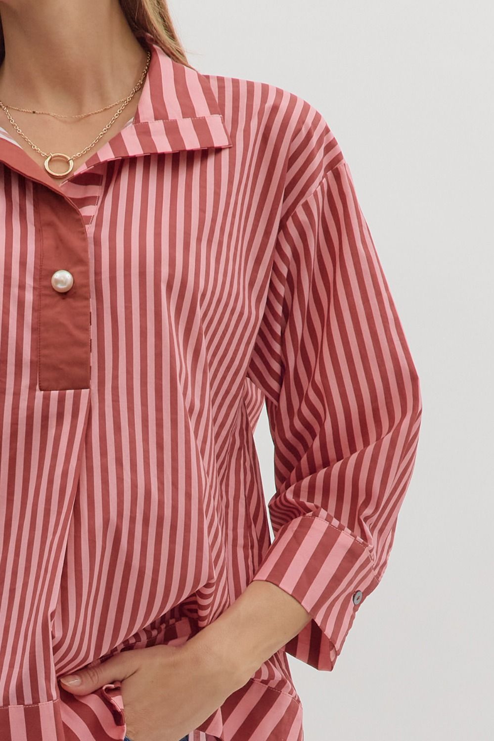 The Stella Striped Blouse