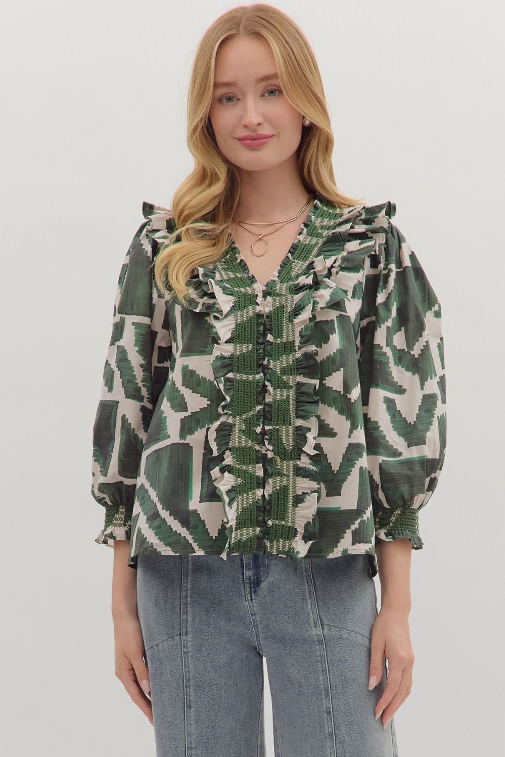 The Posha Printed Blouse