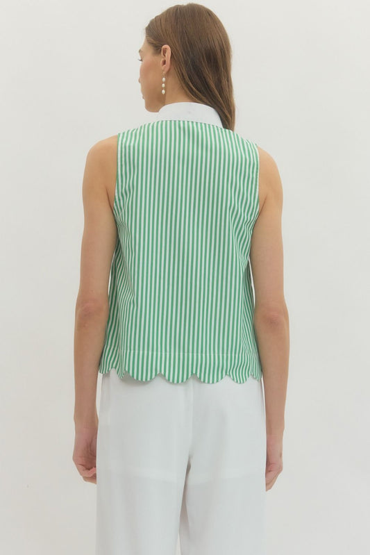 The Sawney Striped Tank