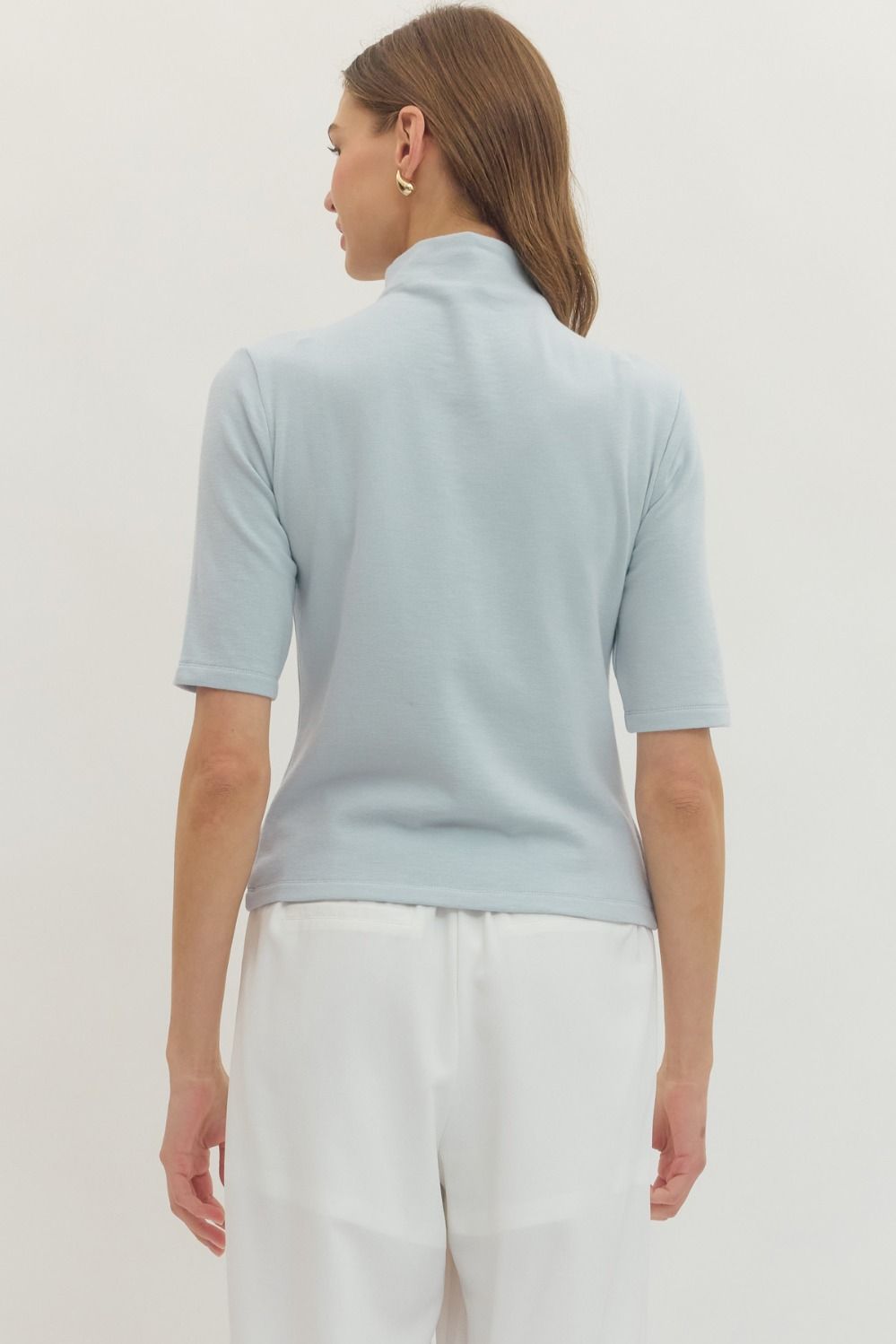 The Mae Mock Neck Top