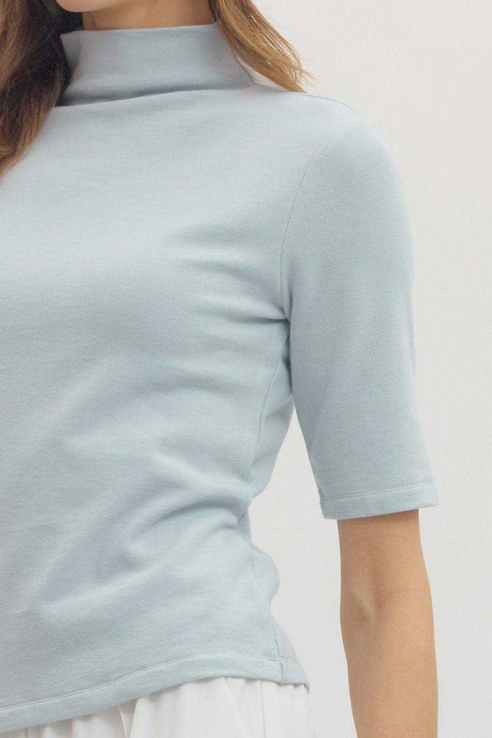 The Mae Mock Neck Top