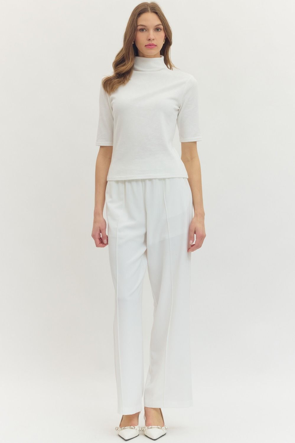 The Mae Mock Neck Top