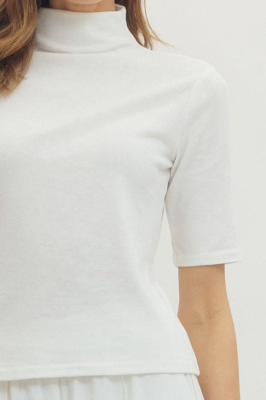 The Mae Mock Neck Top