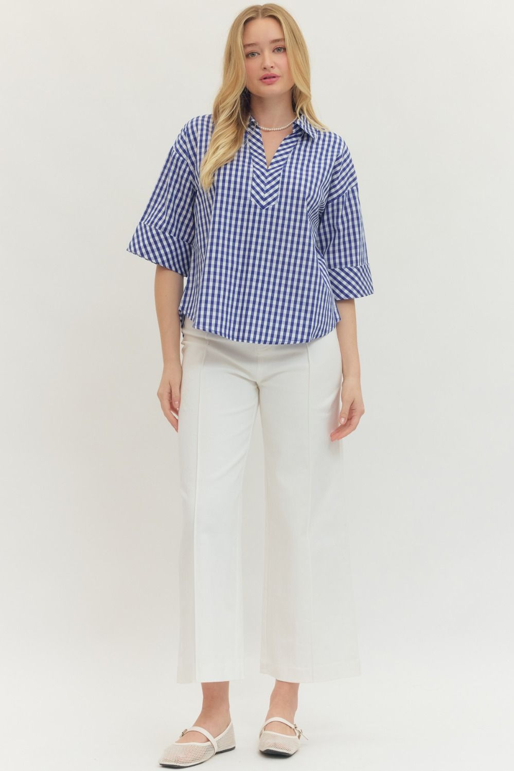 The Grayton Gingham Top