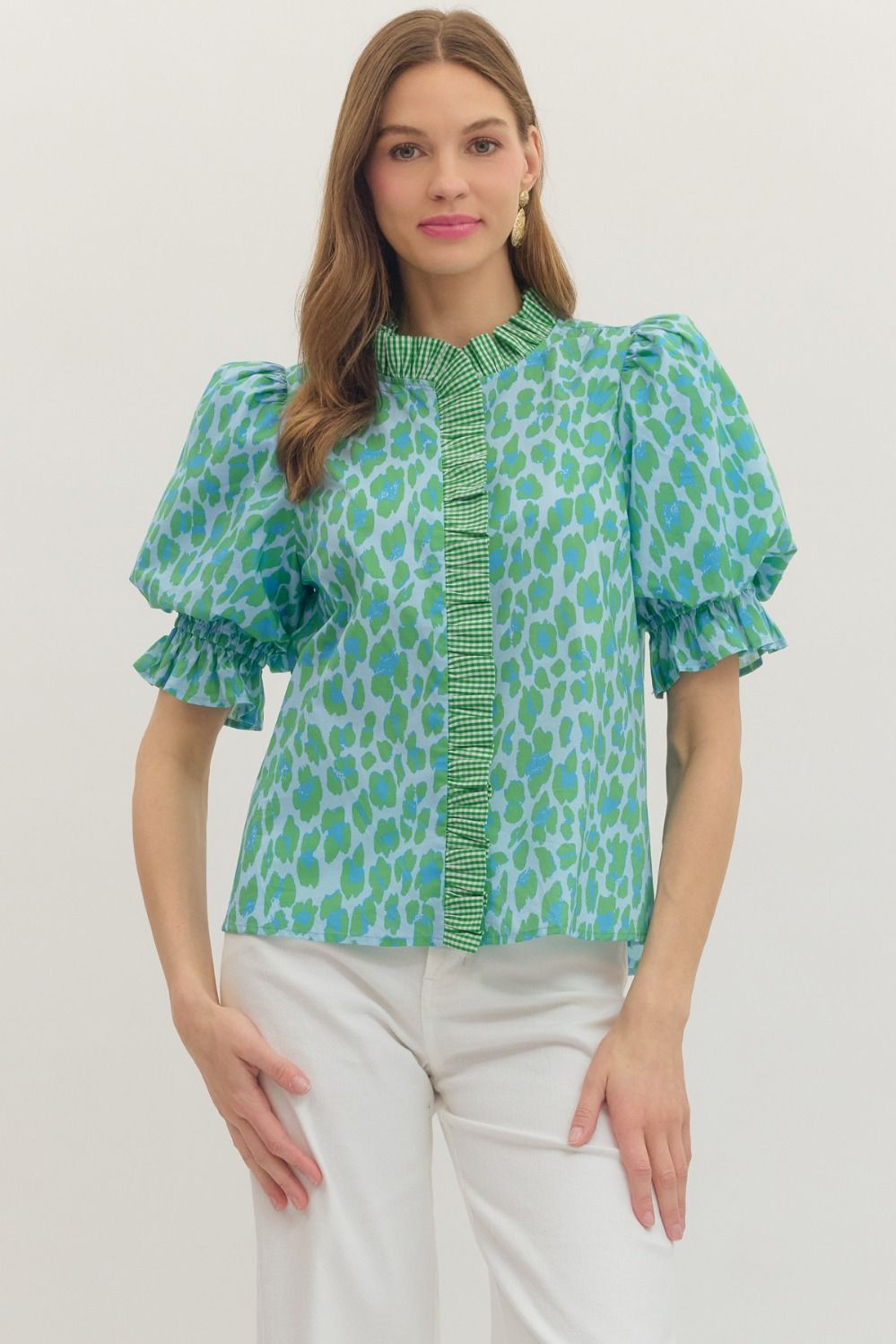 The Lennie Leopard Top